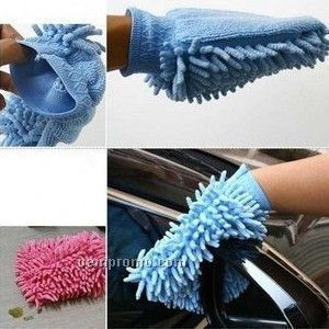 Washing Car Gloves