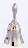 Silver Plated Ribbed Bell