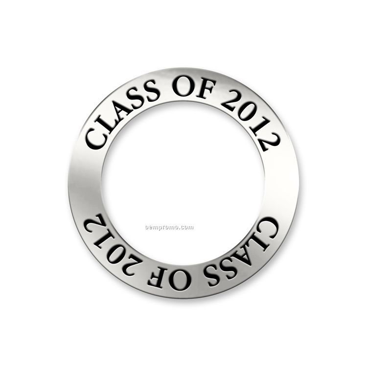 Stock Declaration Charm Necklace W/ 20" Nylon Cord - Class Of 2012