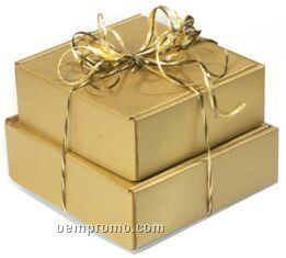 Burnished Gold Specialty Corrugated Packaging (12"X12"X4")