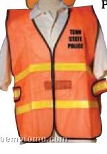 Mesh Safety Vest Rx - Orange (Large)