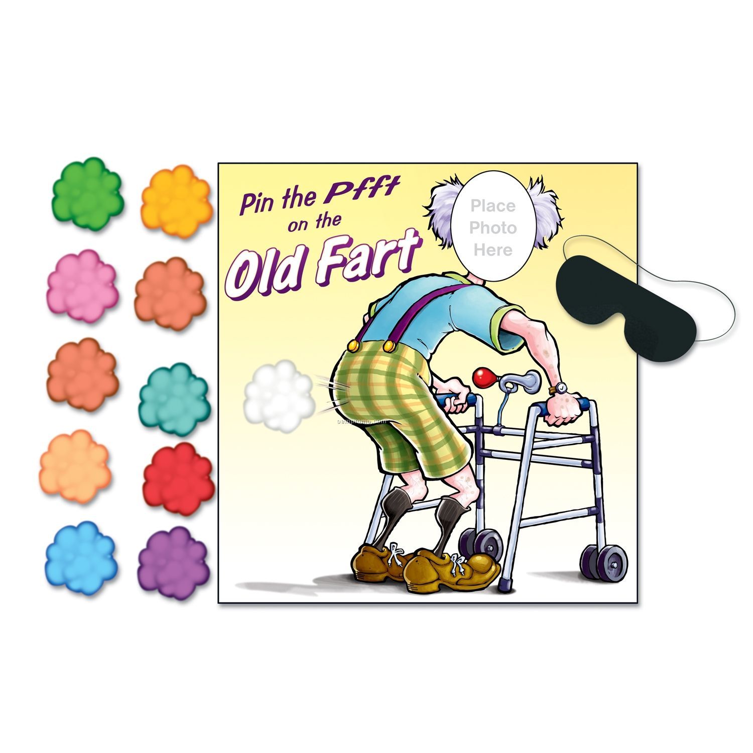 Pin The Pfft On The Old Fart Game