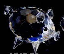 Optic Crystal Pig Figurine