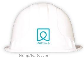 White Construction Hat (Printed)