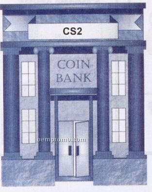 Coin Saver Folder - Bank Entrance (5-1/2"X3-3/8")