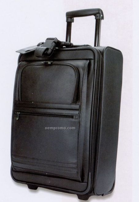 Expandable Travel Bag W/ Wheels - Imprinted (14.50"X6"X22")