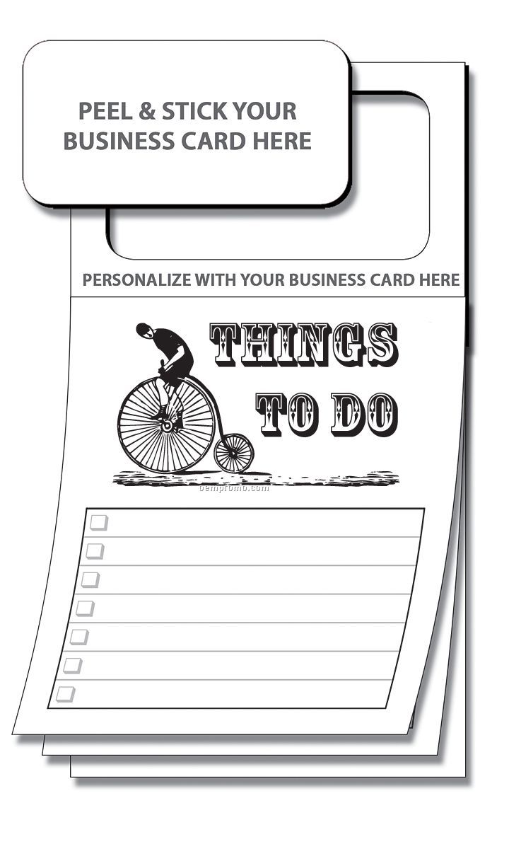 Magnetic Stik-on Note Pads - To Do List