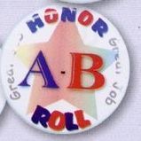 1-1/2" Stock Buttons (A & B Honor Roll)