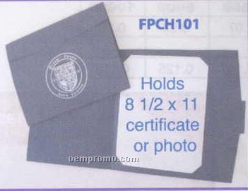 12-1/4"X9-3/4" Burgundy Certificate Holder For 8-1/2"X11" Document