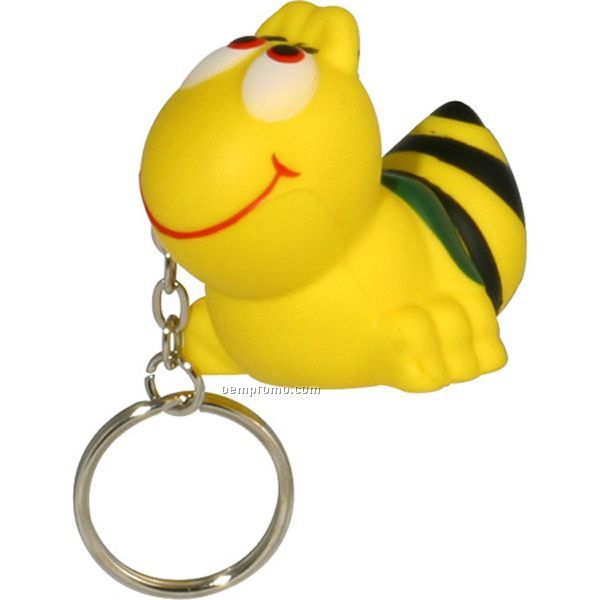 Bee Key Chain Squeeze Toy
