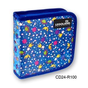 Blue 3d Lenticular CD Wallet/ Case - 24 Cd's (Outer Space)