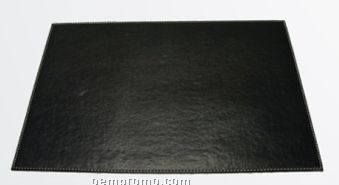 Dark Brown Leatherette Rectangular Board Room/Desk Placemat