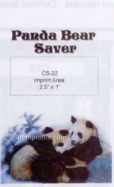Coin Saver Folder - Panda (5-1/2"X3-3/8")