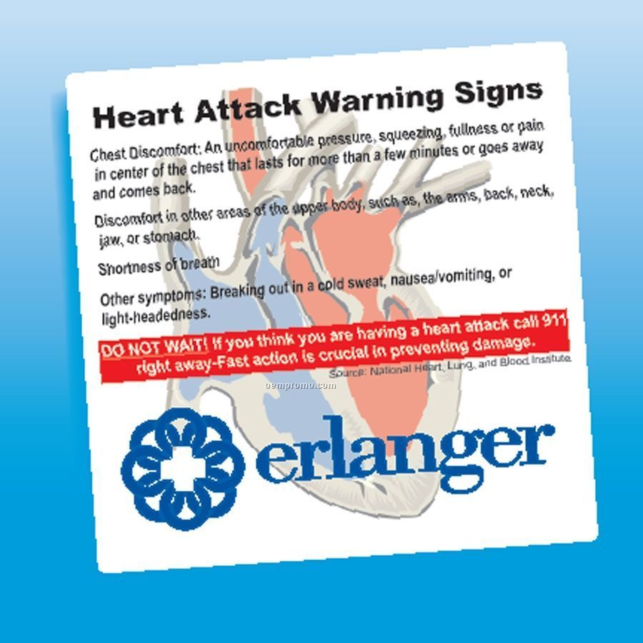 Health & Safety - Heart Attack Signs Magnets
