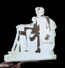 Acrylic Paperweight Up To 12 Square Inches / Lincoln Memorial