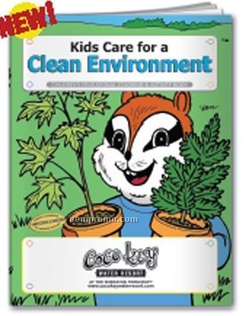 Coloring Book - Kids Care For A Clean Environment