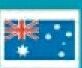 Flag Stock Temporary Tattoo - Australia Flag (2"X1.5")