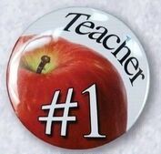 1-1/2" Stock Buttons (#1 Teacher)