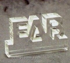 Acrylic Paperweight Up To 12 Square Inches / Logos