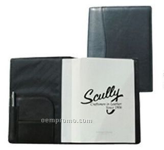 Black Plonge Leather Ruled Journal