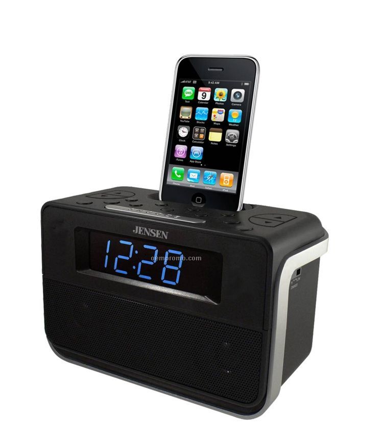 Docking Digital Music System W/ Auto Time Set For Ipod And Iphone
