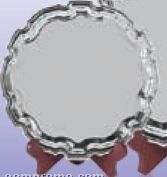 Endurance Award W/ Heavy Gauge Nickel Plated Chippendale Tray / 5"