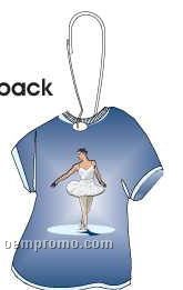 Ballerina T-shirt Zipper Pull