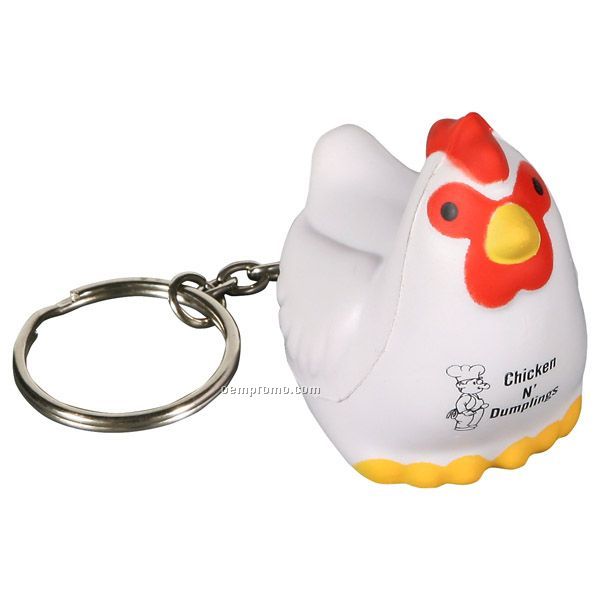 Chicken Key Chain Squeeze Toy