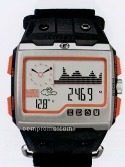 Timex Expedition Ws4 / Thermometer/Barometer / Orange/Black