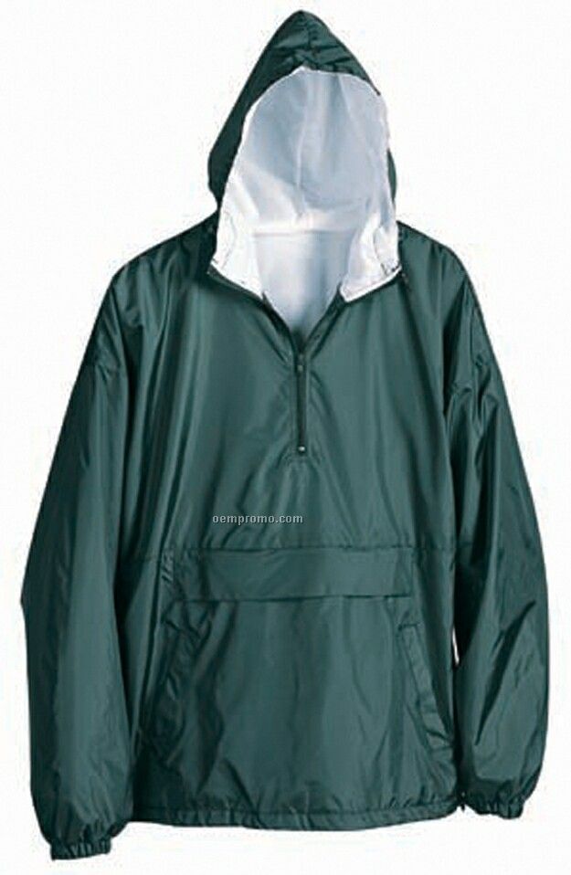 Water Resistant Taffeta Nylon Hooded Jacket & Pants Warm Up Set
