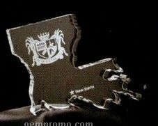 Acrylic Paperweight Up To 12 Square Inches / Louisiana