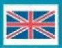 Flag Stock Temporary Tattoo - Britain Flag (2"X1.5")