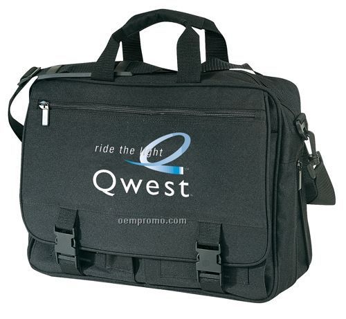 Outley Expandable Briefcase W/ Detachable Shoulder Strap