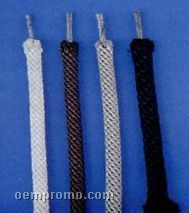 3/16" Diameter White Nylon Cut-to-length Wire Center Halyard Rope