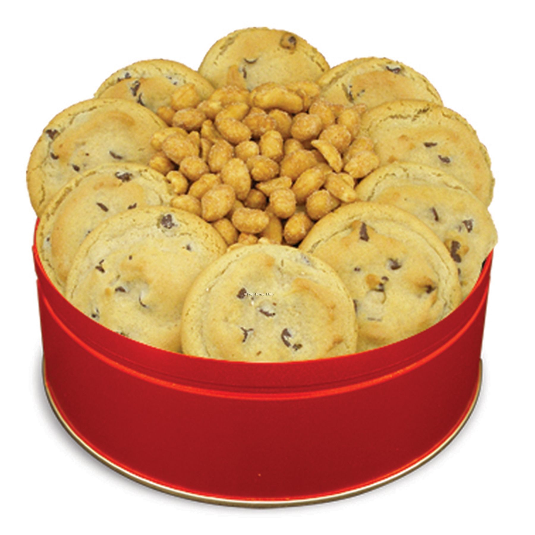 Cookie Nut Combos - 10 Chocolate Chip Cookies & Roasted Peanuts (10 Oz.)