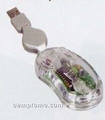Transparent Mini Optical Mouse