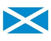 Flag Stock Temporary Tattoo - Scotland Flag (2"X1.5")