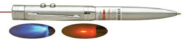 Red Laser Pointer Pen W/LED