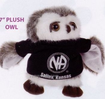 Stock Owl Plush Beanie Stuffed Animal