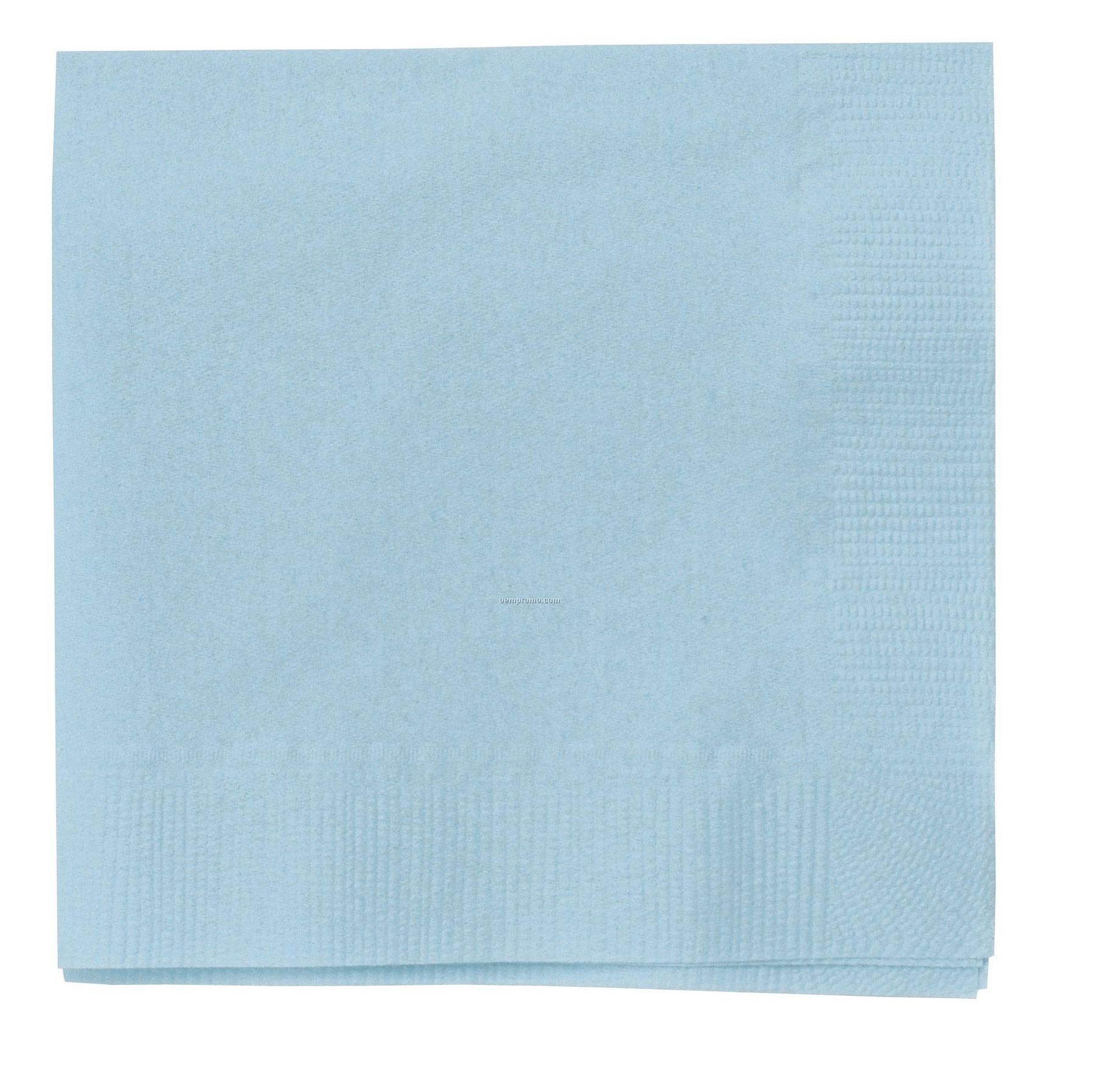 Colorware Pastel Blue Dinner Napkins With 1/4 Fold