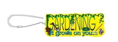Gardener Slogan Zipper Pull