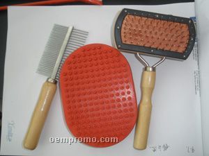 Pet Brush And Comb Set