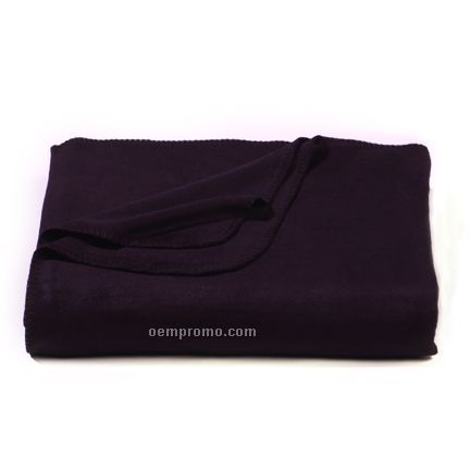 Wolfmark Black Bamboo Blanket