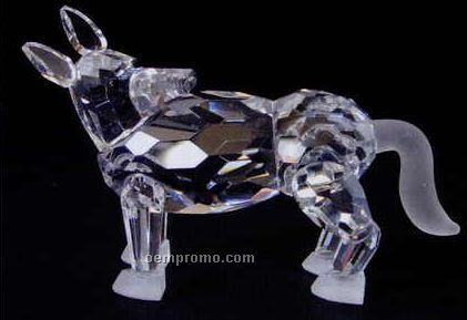 Optic Crystal German Shepherd Dog Figurine