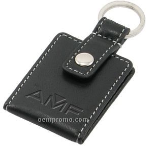Prestige Leather Key Fob With Mini Photo Wallet