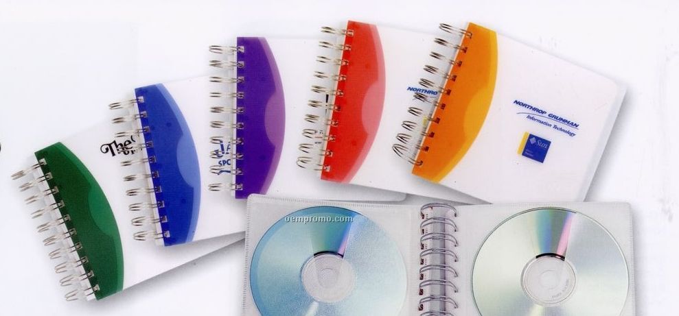 12 Page Disc Holder With Hard Translucent Cover