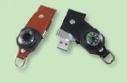 Leather Series Compass Swivel USB Drive