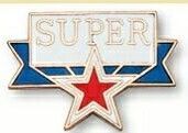Super Star Stock Pin