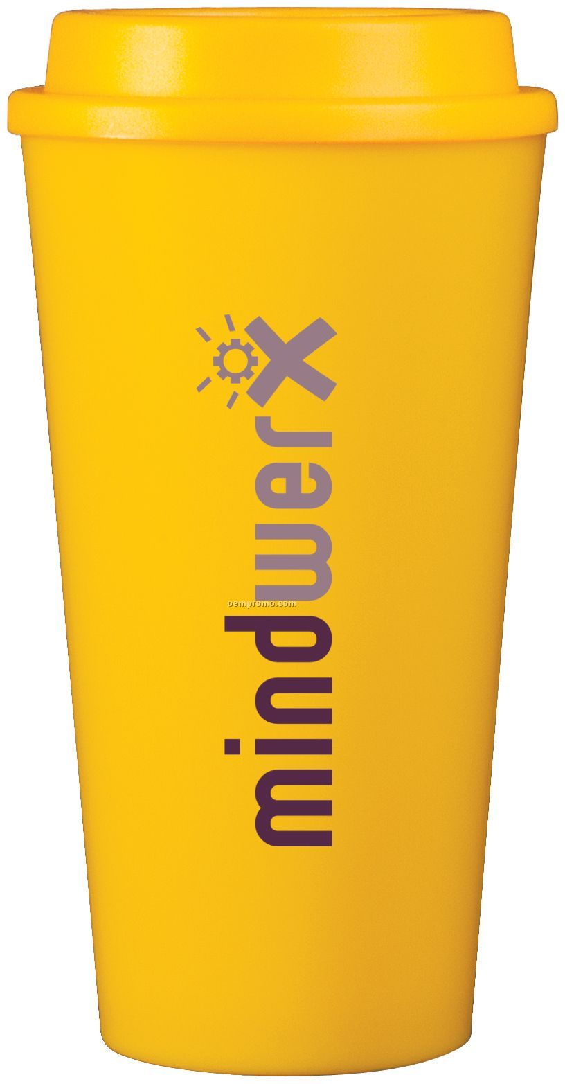16 Oz. Yellow Plastic Cup2go Cup