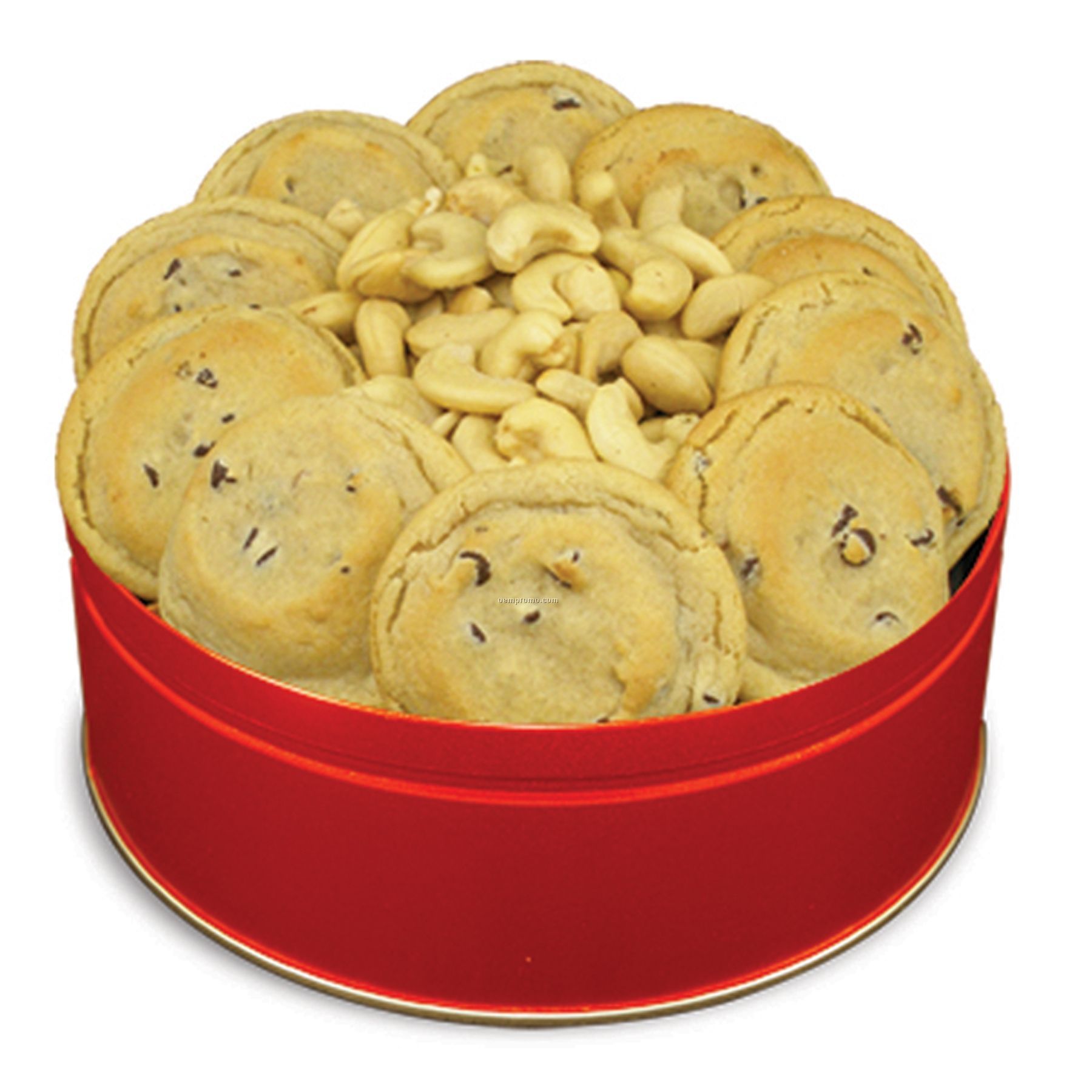 Cookie Nut Combos - Chocolate Chip (10 Cookies) Fancy Jumbo Cashews (10 Oz)